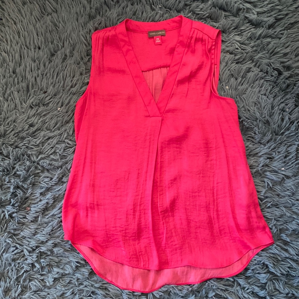 Hot pink blouse